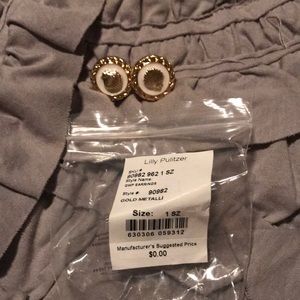 Lilly pulitzer shell earrings new